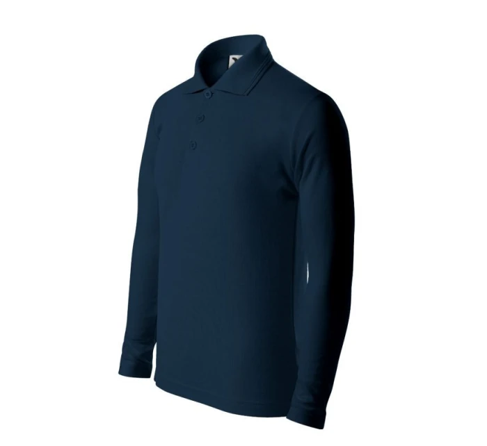 Dětské tričko Pique Polo LS (tmavě modré) Dětské tričko Pique Polo LS (tmavě modré)