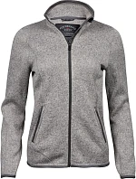 Tee Jays TJ 9616 Dámská melanžová pletená fleecová bunda 18.9616 grey melange Tee Jays TJ 9616 Dámská melanžová pletená fleecová bunda 18.9616 grey melange