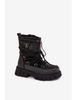 Dětské černé sněhule Adelisse