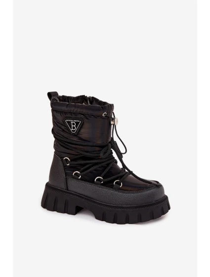 Dětské černé sněhule model 21747728 - Boto Dětské černé sněhule model 21747728 - Boto