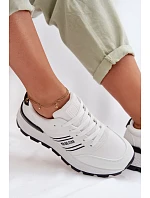 Dámské tenisky na platformě Big Star TT274882 Hi-Poly System Bílé Dámské tenisky na platformě Big Star TT274882 Hi-Poly System Bílé