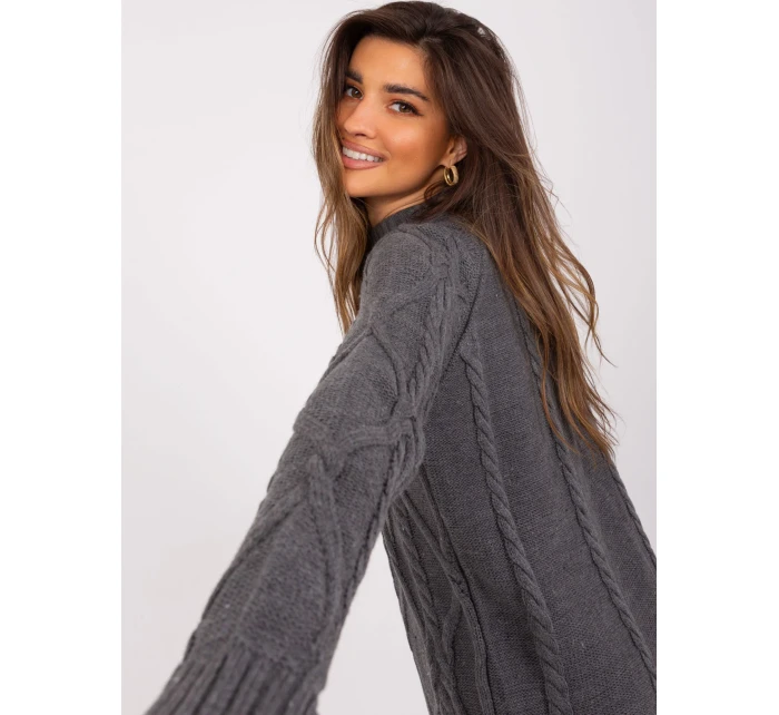 Šaty BA SK 8012 1.66P tmavě šedá