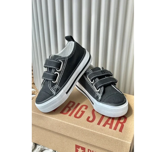Dětské tenisky na suchý zip Big Star Black Dětské tenisky na suchý zip Big Star Black