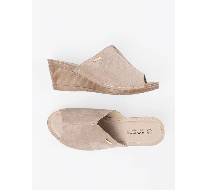 Výborné hnědé nazouváky dámské platforma Výborné hnědé nazouváky dámské platforma