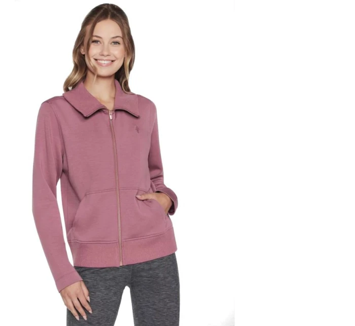 Skechers Mikina bez kapuce Skechcloud Jacket WJA288-DKMV Purple L Skechers Mikina bez kapuce Skechcloud Jacket WJA288-DKMV Purple L