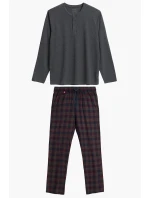 Atlantic NMP-375 barva: šedá melanžová/šedá/červená Atlantic NMP-375 barva: šedá melanžová/šedá/červená