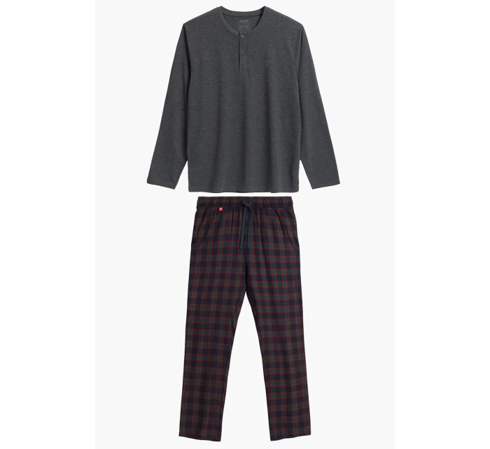 Atlantic NMP-375 barva: šedá melanžová/šedá/červená Atlantic NMP-375 barva: šedá melanžová/šedá/červená