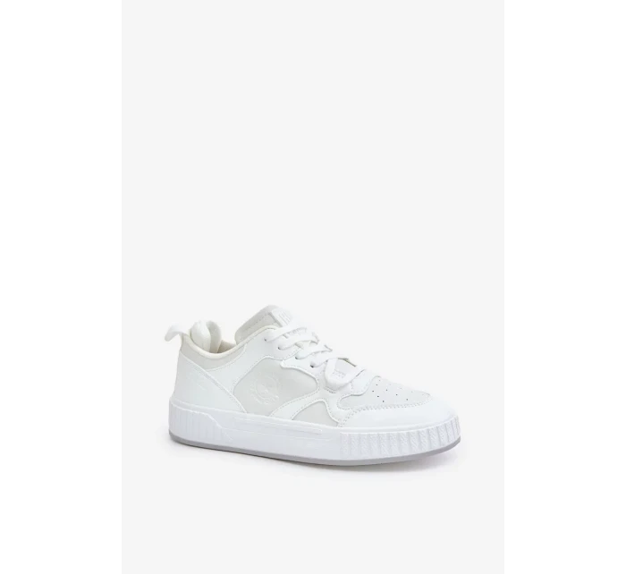 Pánské tenisky z eko kůže Big Star Bílé Pánské tenisky z eko kůže Big Star Bílé