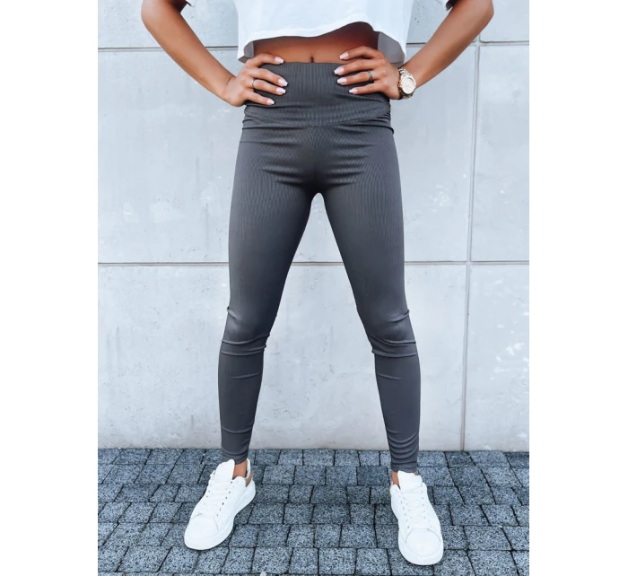 Dámské legíny LOOK ME šedé FashionStreet UY1619