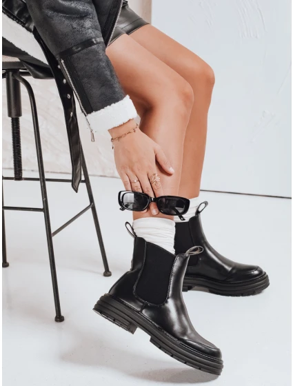 dámské kozačky na platformě černé model 21991967 - Dstreet dámské kozačky na platformě černé model 21991967 - Dstreet