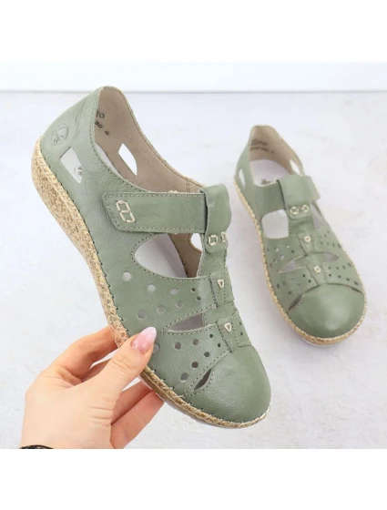 damskie na  zielone model 22033791 - Rieker