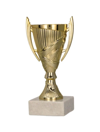 Zlatý plastový kelímek 9082/G