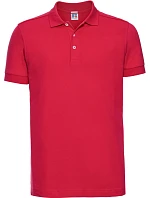 Russell Athletic 566M Pánské elastické piqué polo 10.566M classic red