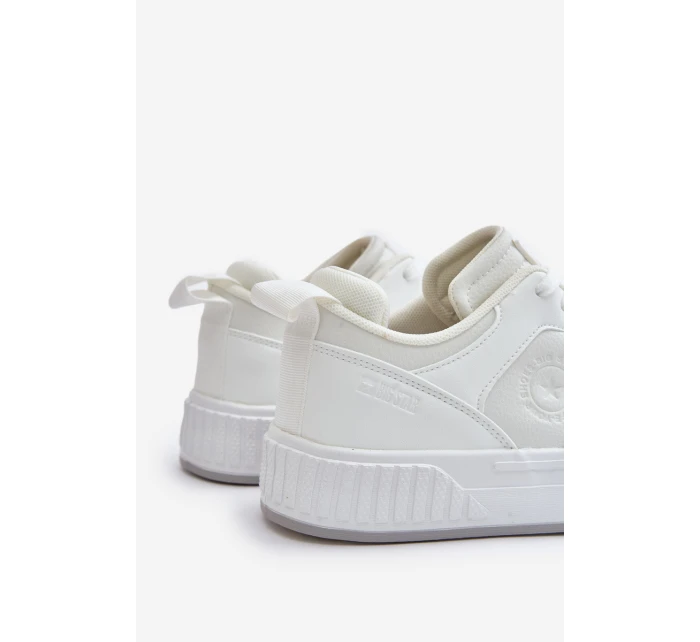 Pánské Tenisky Z Eko Kůže Big Star OO174003 Bílé Pánské Tenisky Z Eko Kůže Big Star OO174003 Bílé