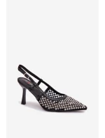 Lodičky s přezkami černé model 21788312 - Boto Lodičky s přezkami černé model 21788312 - Boto