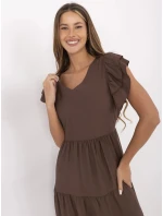 Šaty MI SK A2489.21 hnědé Šaty MI SK A2489.21 hnědé