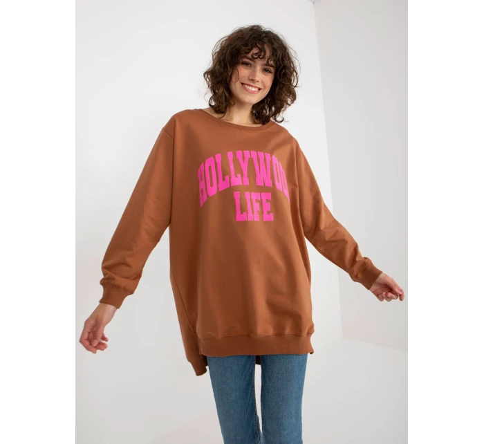 Mikina VI BL 3102.01P hnědá