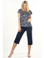 Mefemi Mix&Match Dámská pyžamová košile s potiskem Margot S-2XL