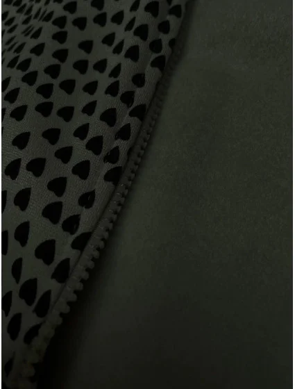 Dámská rozepínací mikina v army barvě se vzorem model 19664200 - 6&8 Fashion