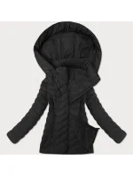 Černá dámská prošívaná bunda s kapucí J Style (16M9238-392) Černá dámská prošívaná bunda s kapucí J Style (16M9238-392)