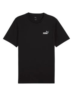 Pánské tričko Puma Ess 2 Color Small No. 1 Logo Tee black 684717 01 pánské