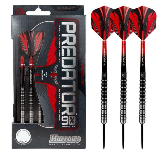 Šipky Harrows Predator 90% Steeltip