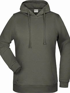 JN 795 Dámská mikina s kapucí model 22430391 dark grey - Daiber