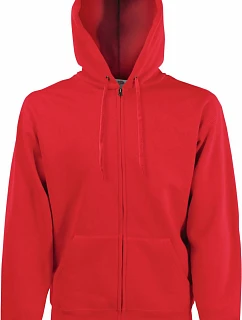 Premium Hooded Sweat Jacket Mikina s kapucí model 22454827 red - Fruit of the Loom