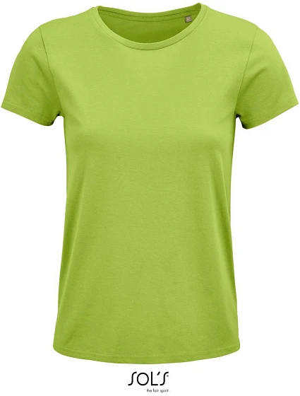 SOL'S Crusader Women Dámské tričko z bio bavlny 25.3581 apple green SOL'S Crusader Women Dámské tričko z bio bavlny 25.3581 apple green