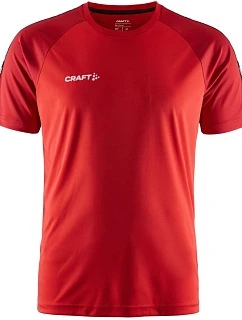 Craft Teamwear Squad Go Contrast Jersey M Pánské kontrastní sportovní tričko 82.2725 bright red/express