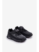 Dětské tenisky na suchý zip černé model 21664086 - Boto Dětské tenisky na suchý zip černé model 21664086 - Boto