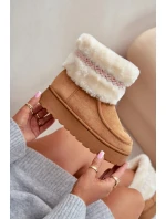 Dámské Sněhule Na Platformě S Kožešinou A Vzorem Camel model 21678814 - Boto Dámské Sněhule Na Platformě S Kožešinou A Vzorem Camel model 21678814 - Boto