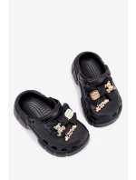 Dětské Sandály Dívčí Pěnové S Mašlí A Dekoracemi Černé Selvana Dětské Sandály Dívčí Pěnové S Mašlí A Dekoracemi Černé Selvana