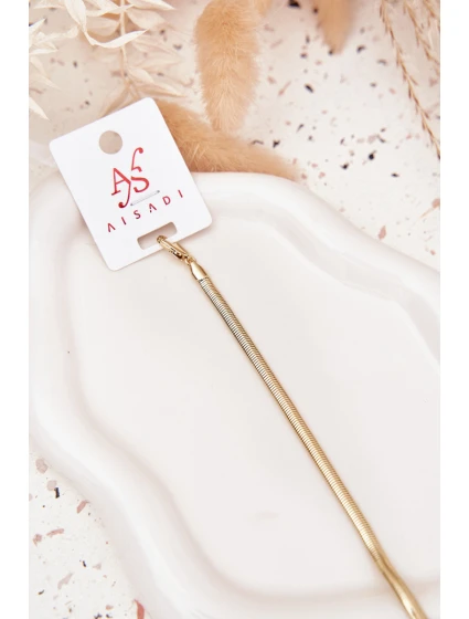 Náramek Žmijka ze chirurgické oceli zlatý