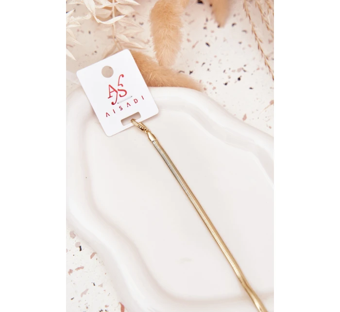 Náramek Žmijka ze chirurgické oceli zlatý