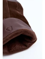 Kožené Semišové Kozačky Dívčí Čokoládové model 21834797 - Boto