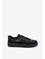 Pánské semišové zateplené tenisky Big Star model 22393398 Černé - Big Star Shoes Pánské semišové zateplené tenisky Big Star model 22393398 Černé - Big Star Shoes