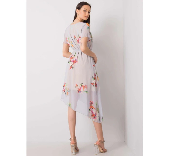 Sukienka LK SK model 21258842 jasny szary - FPrice Sukienka LK SK model 21258842 jasny szary - FPrice