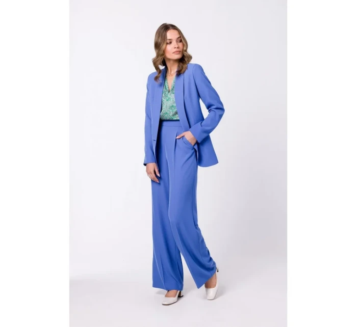 S331 Halenka bez rukávů - modrá