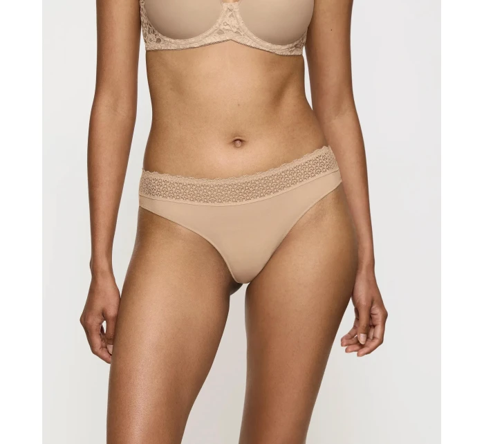 Dámská tanga Feel of Modal String YELLOW sv. béžové model 20551635 - Triumph