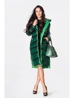 DŁUGA ZIMOWA KURTKA DAMSKA Z ZIELONA model 21242582 - Ann Gissy DŁUGA ZIMOWA KURTKA DAMSKA Z ZIELONA model 21242582 - Ann Gissy