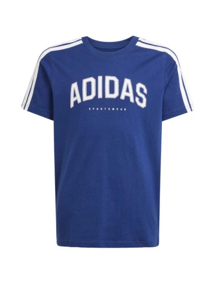 Dětské tričko adidas Codes Collegiate Graphic námořnická modrá JL6138