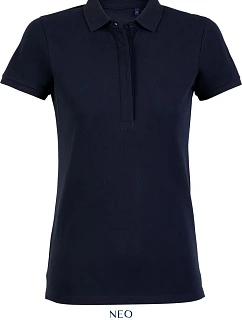 Women Dámské piqué polo night blue model 22500618 - NEOBLU