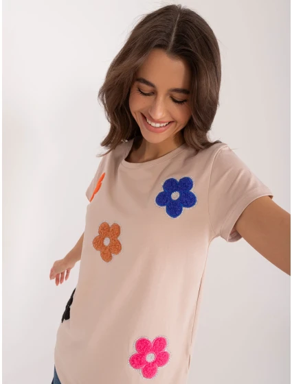 Bluzka RV BZ model 19768935 ciemny bezowy - FPrice