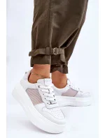 Dámské klasické sportovní boty GOE LL2N4060 Bíle Dámské klasické sportovní boty GOE LL2N4060 Bíle