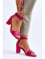 Dámské Sandály Na Podpatku Fuchsie Lexi Dámské Sandály Na Podpatku Fuchsie Lexi