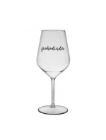 POHODINDA - čirá nerozbitná sklenice na víno 470 ml