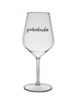 POHODINDA - čirá nerozbitná sklenice na víno 470 ml