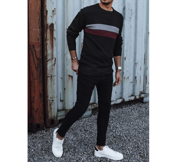 Pánský černý svetr Dstreet model 21979368 - FashionStreet