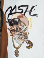 Pánská košile bez rukávů bílá FashionStreet RX5654